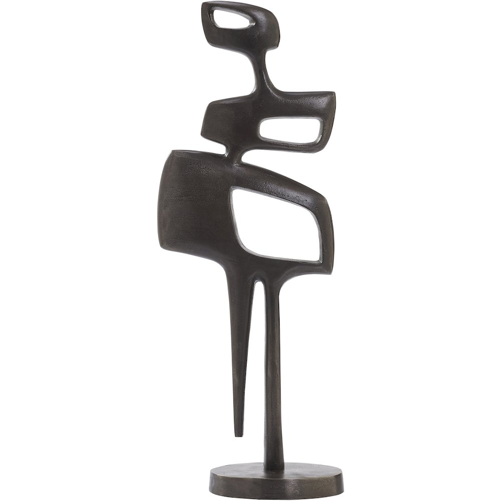 PACINO ANTIQUE NICKEL STATUE. Picture 1