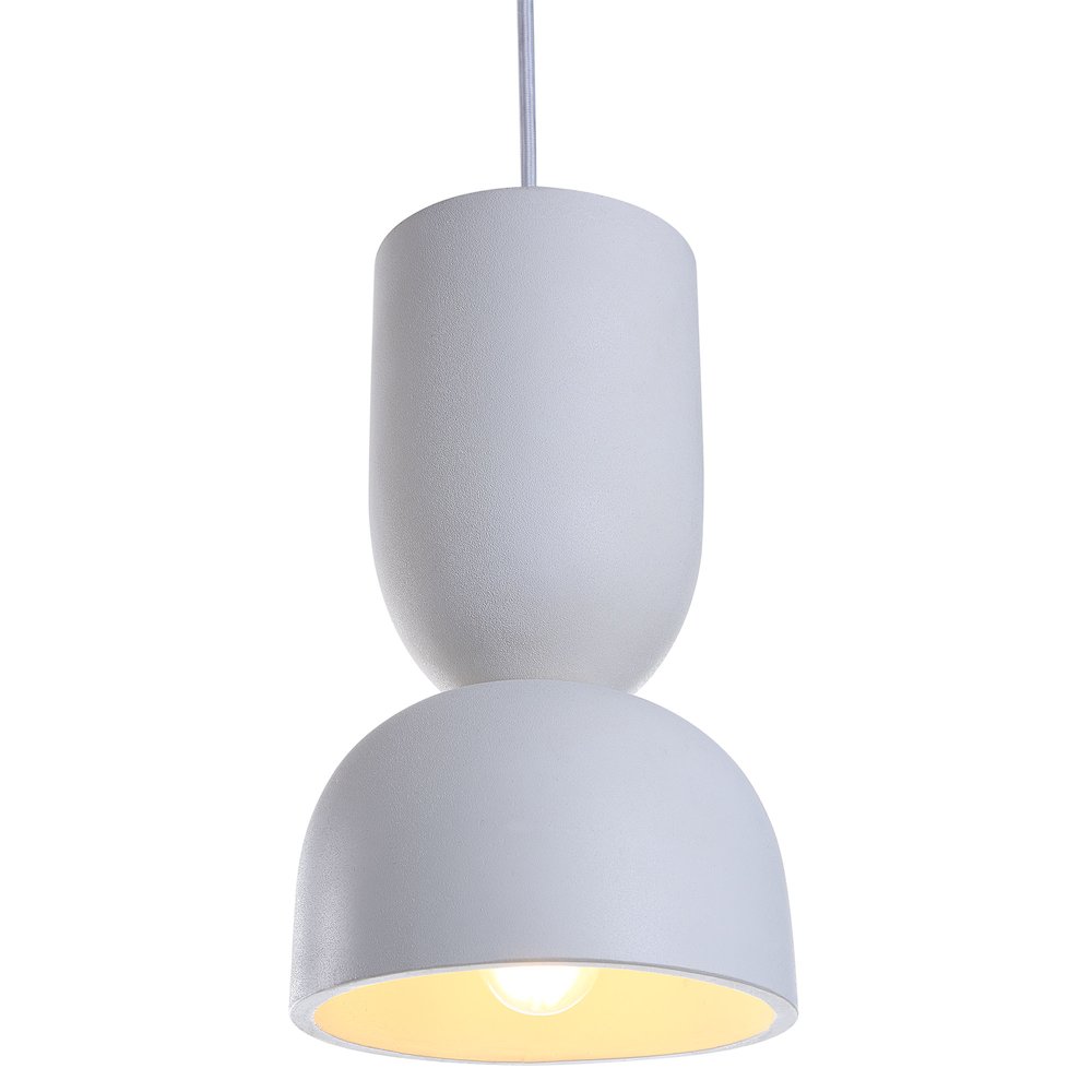 Kala 12" Length Ceiling Fixture, White. Picture 3