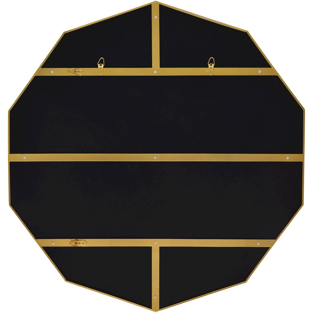 Cruz 40 in. x 40 in. Irregular Framed Mirror. Picture 4