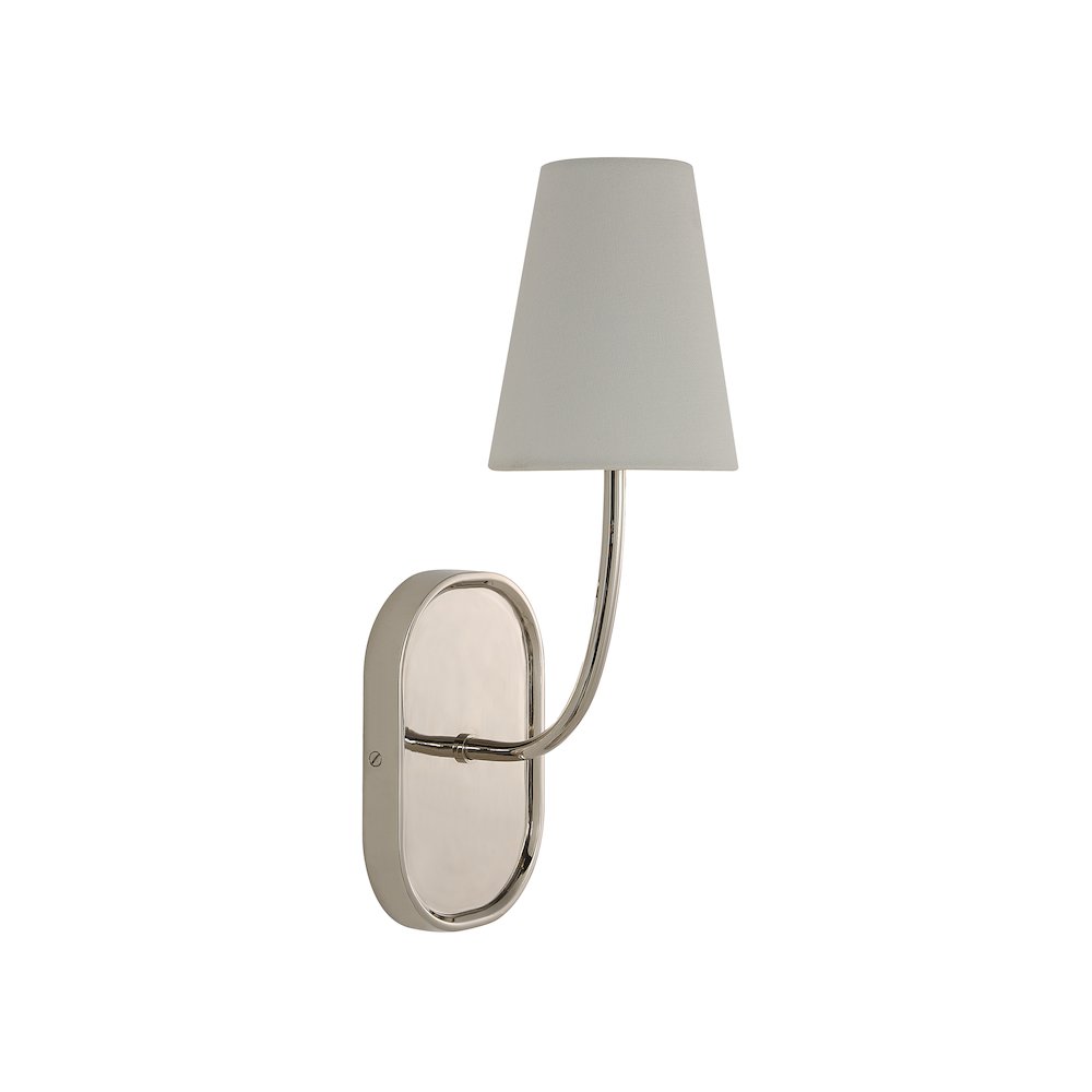Annona 15.75" Height Wall Sconces, Polished Nickel. Picture 3