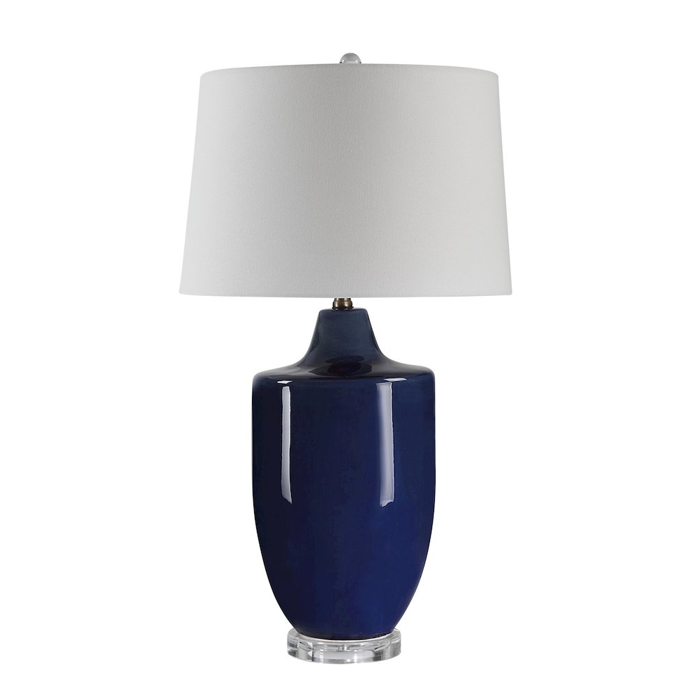 Decimus 30.75" Height Table Lamp, Blue. Picture 1