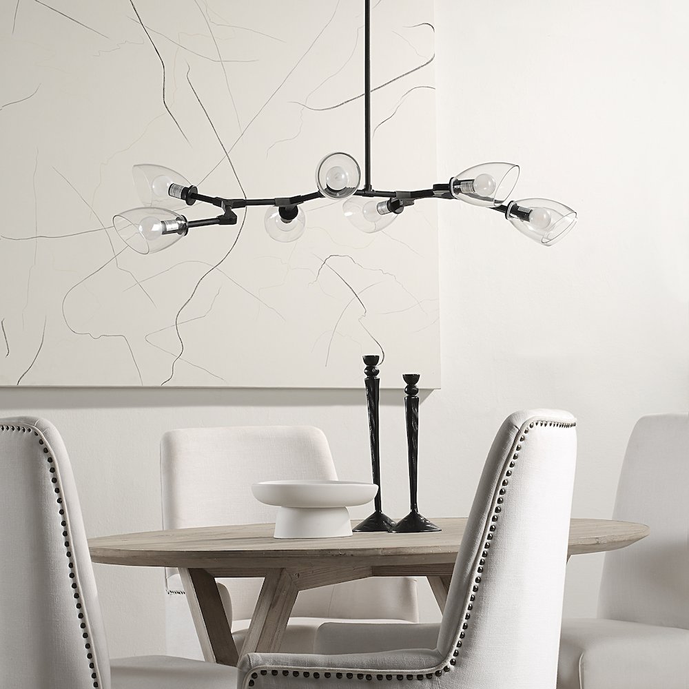 Camino Ceiling Fixture In Black Color. Picture 2