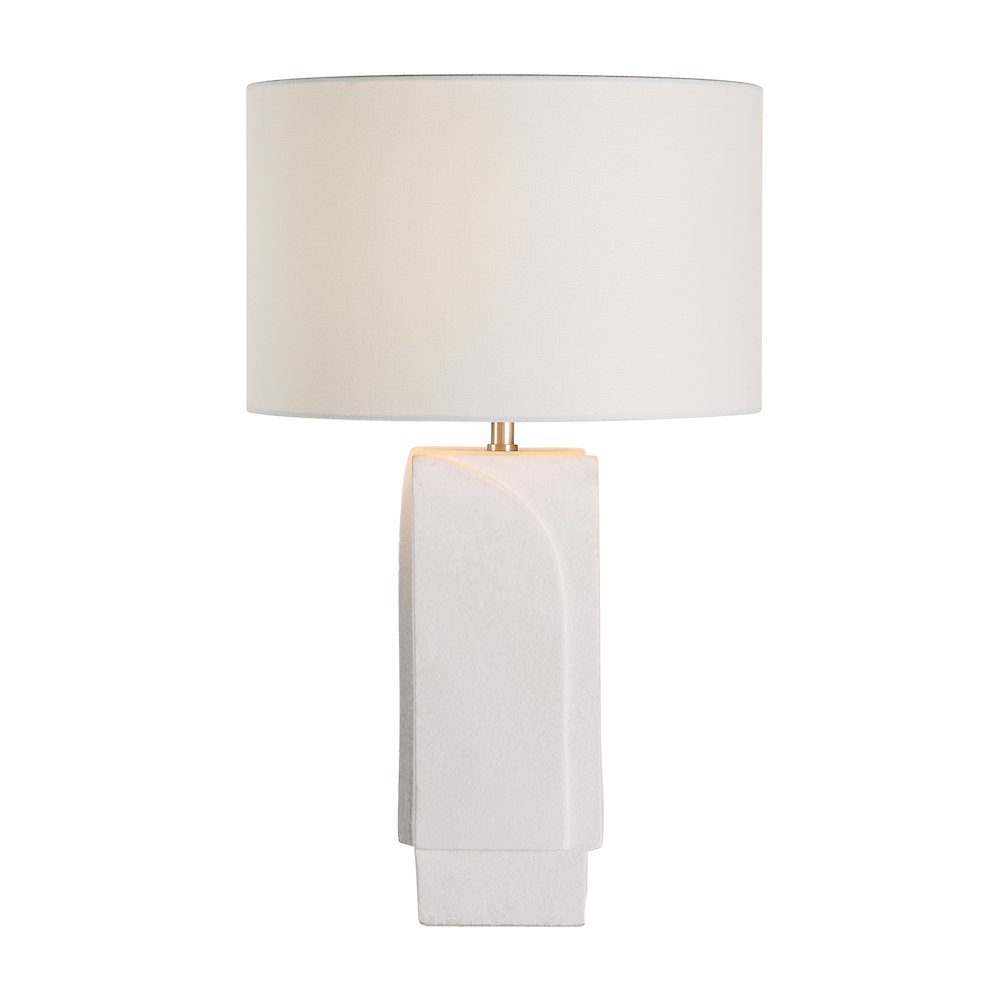 Scavo Table Lamp In White Color. Picture 5