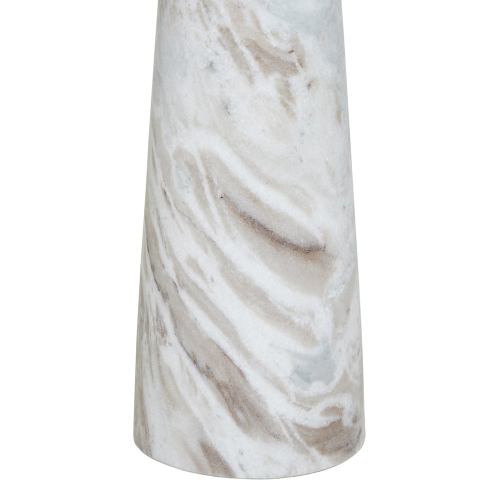 Mercura Indoor Mercury Black  Marble Side Table. Picture 5