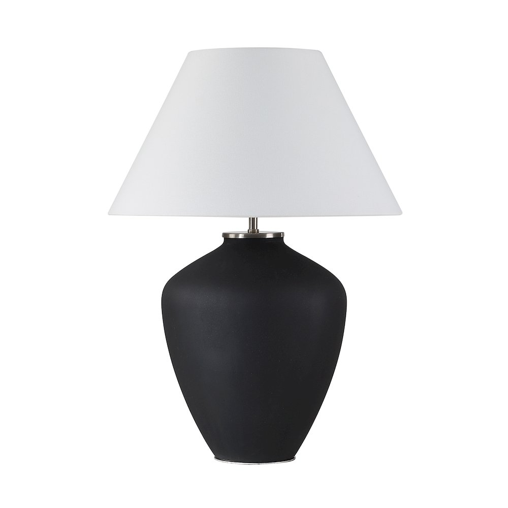 Jennie 27.5" Height Table Lamp, Black. Picture 1