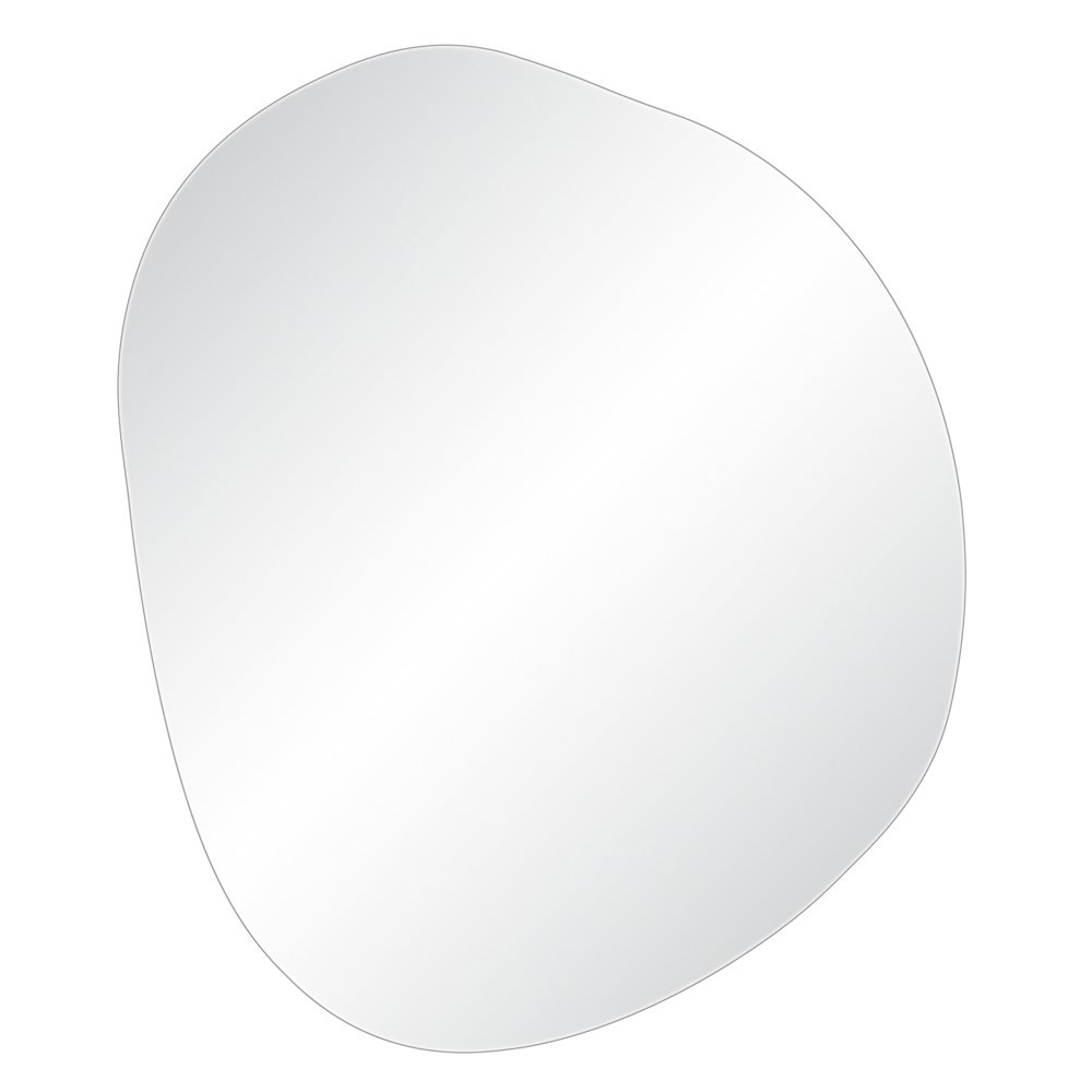 Lunaria 45" Tall Irregular Round Mirror. Picture 3