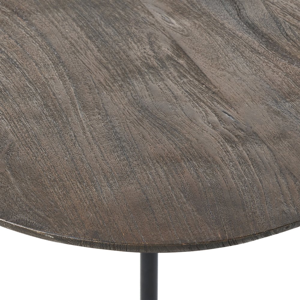 Argos 21" Height Table, Brown. Picture 5