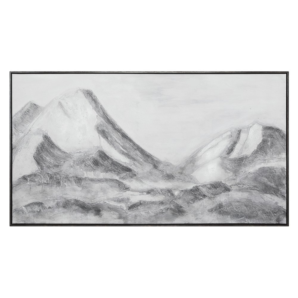 Romi 30" H x 55" W Canvas Art, Grey. Picture 1