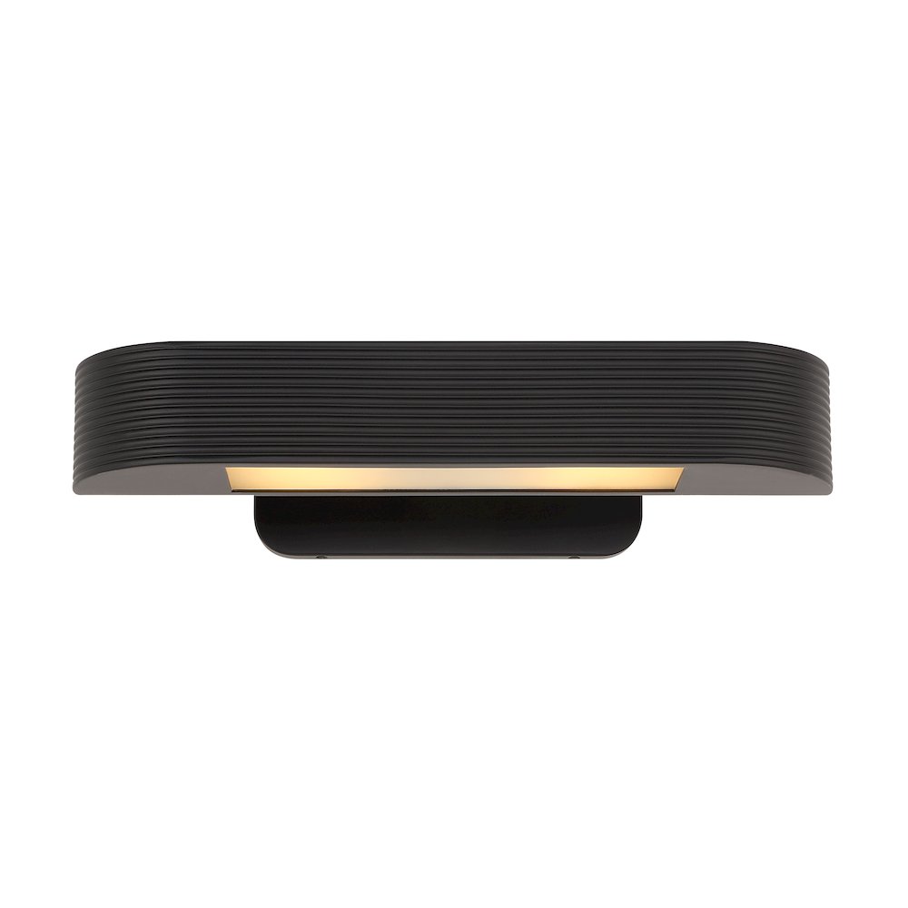 Saba 4.5" Height Wall Sconce, Black. Picture 5
