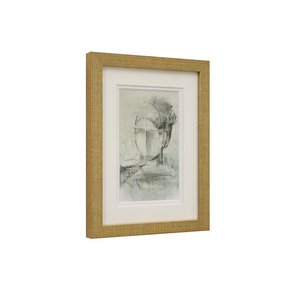 Bellie 9" Wide Wall Decor, Antique Brass. Picture 2