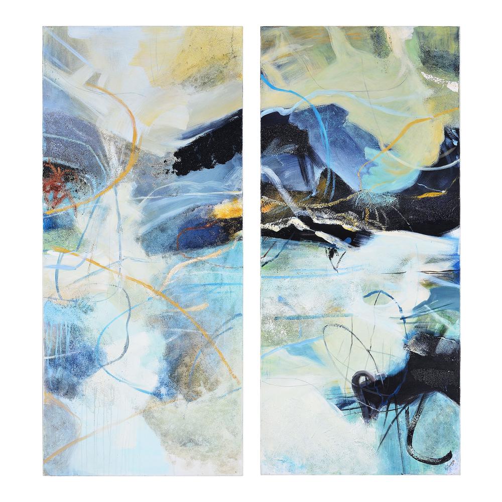 Aquarius Rectangular Canvas Art. Picture 1