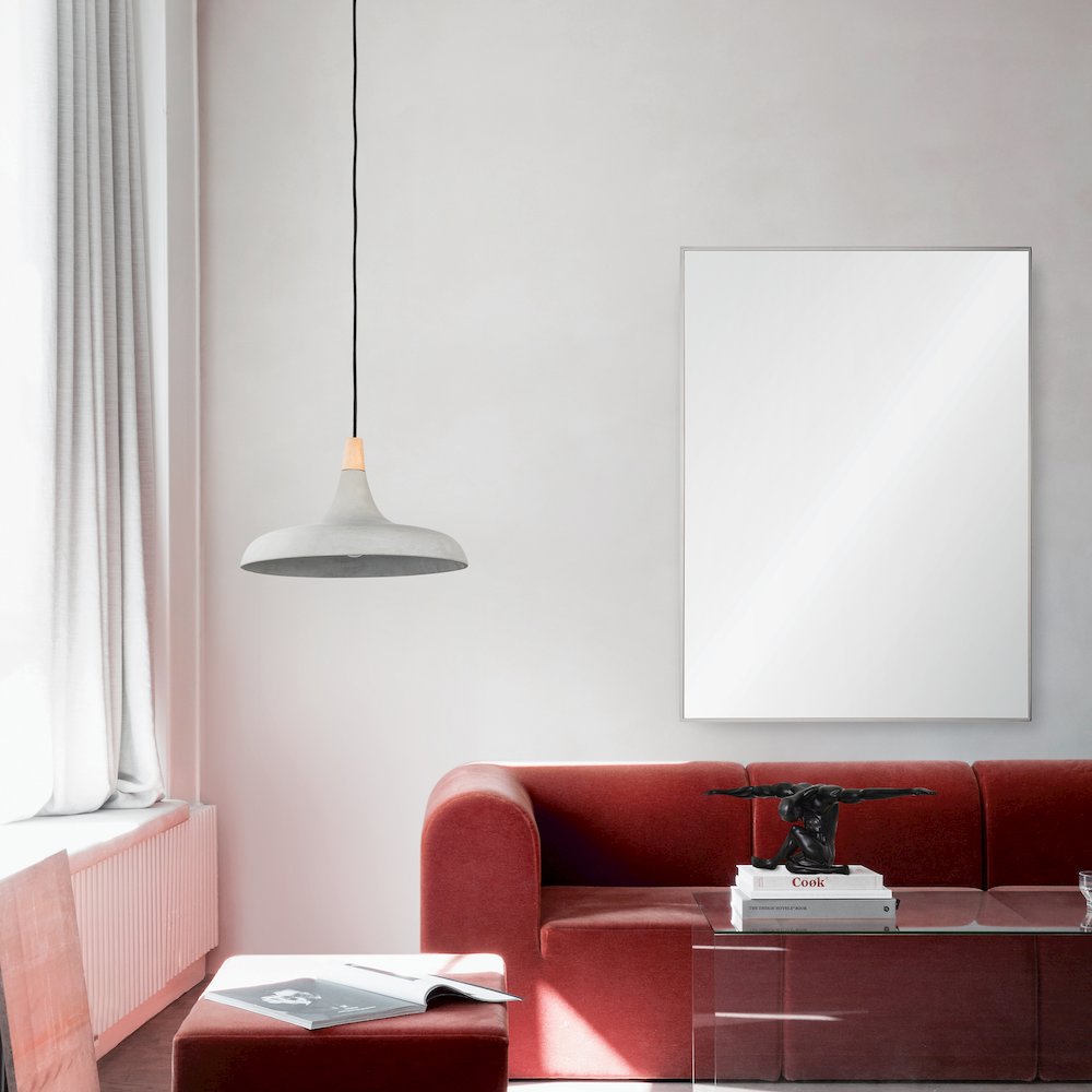 Carmelle 30 in. x 40 in. Rectangular Framed Mirror. Picture 2