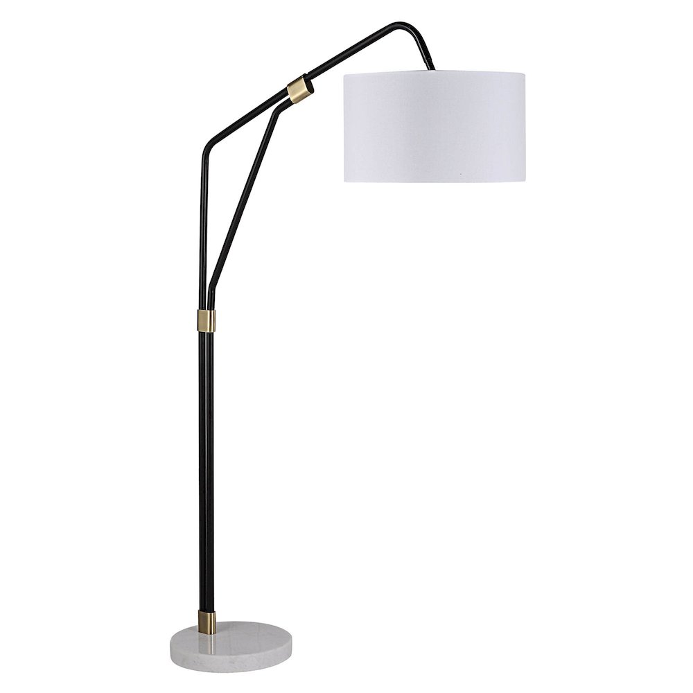 Wroxton 71" Length Floor Lamp, Matte Black. Picture 3