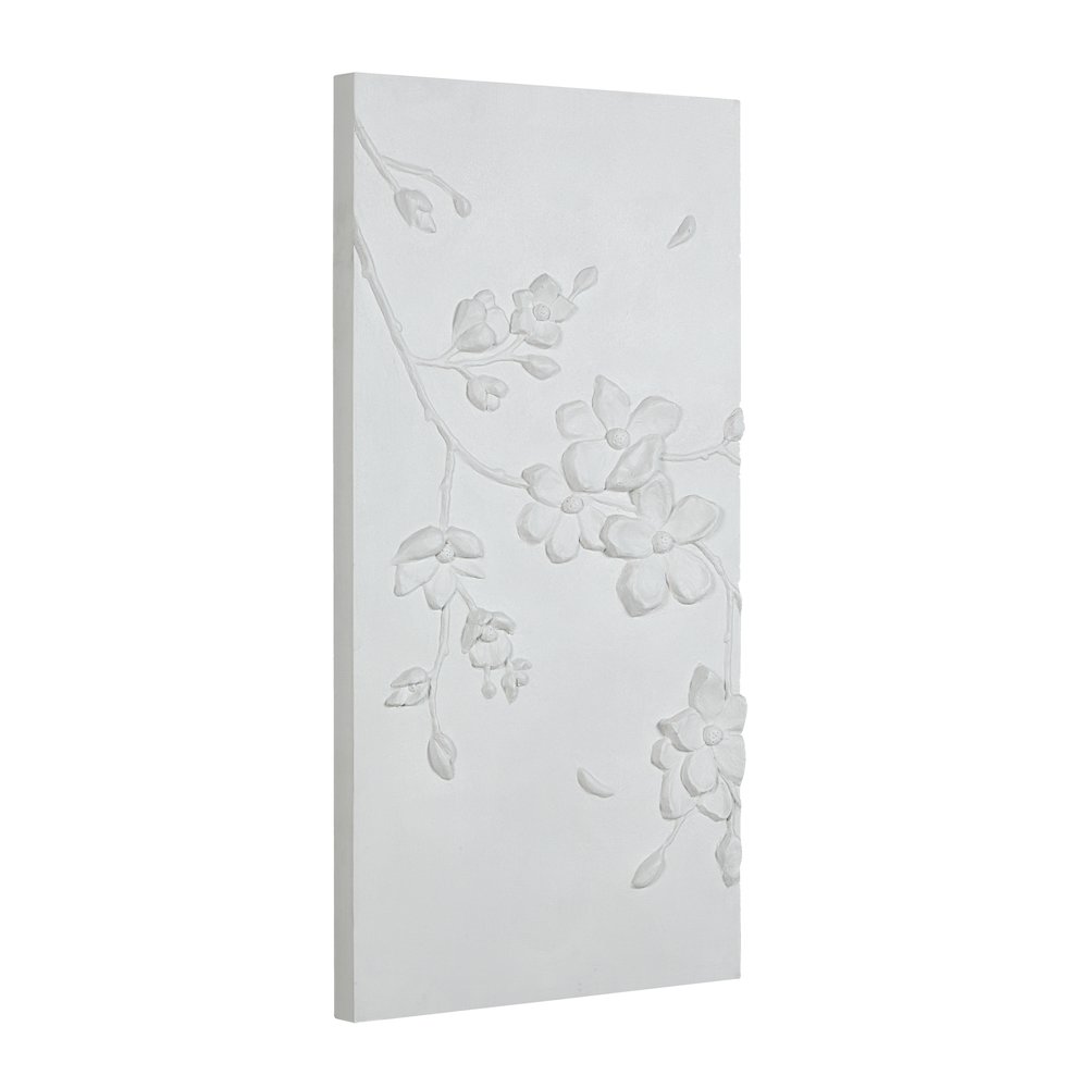 Beaudelaire 20" Wide Wall Decor, Matte White. Picture 7