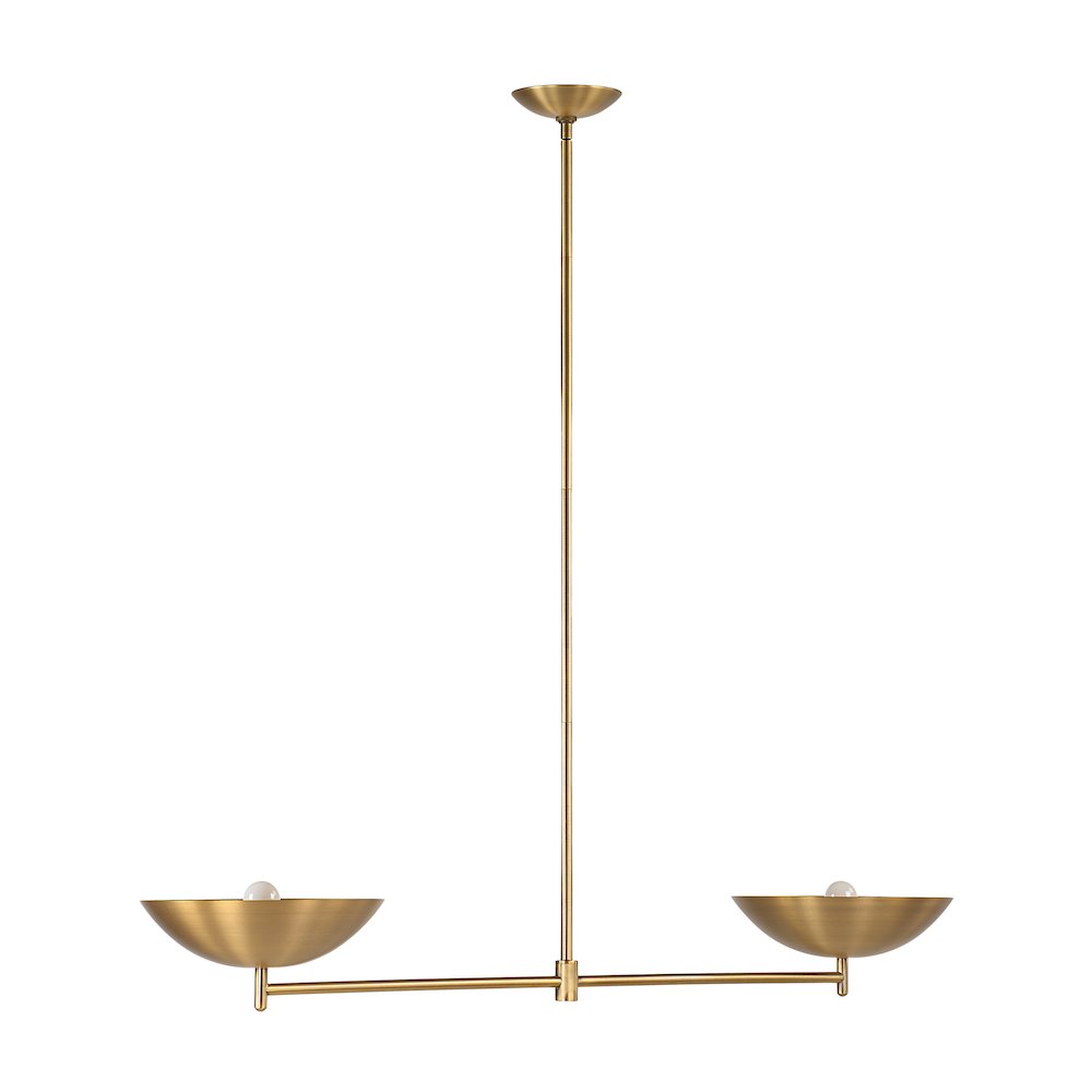 Waxlow 64.5" Height Ceiling Fixture, Plated Dark Antique Brushed Brass. Picture 1