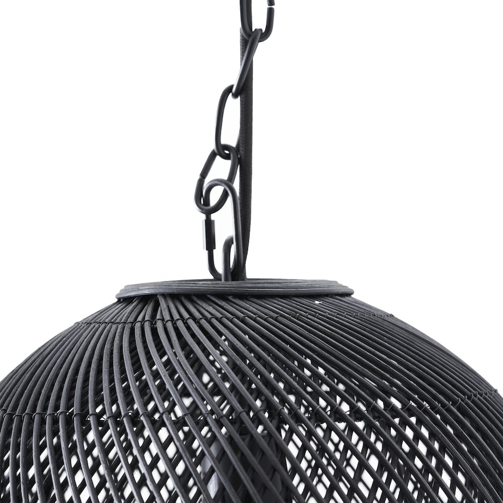 Romika 12.5" Wide 1-Light Chandelier, Matte Black. Picture 4