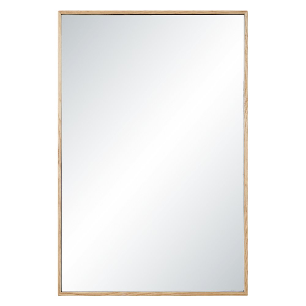Greyson 36" H x 24" W Wall Mirror, Beige. Picture 1