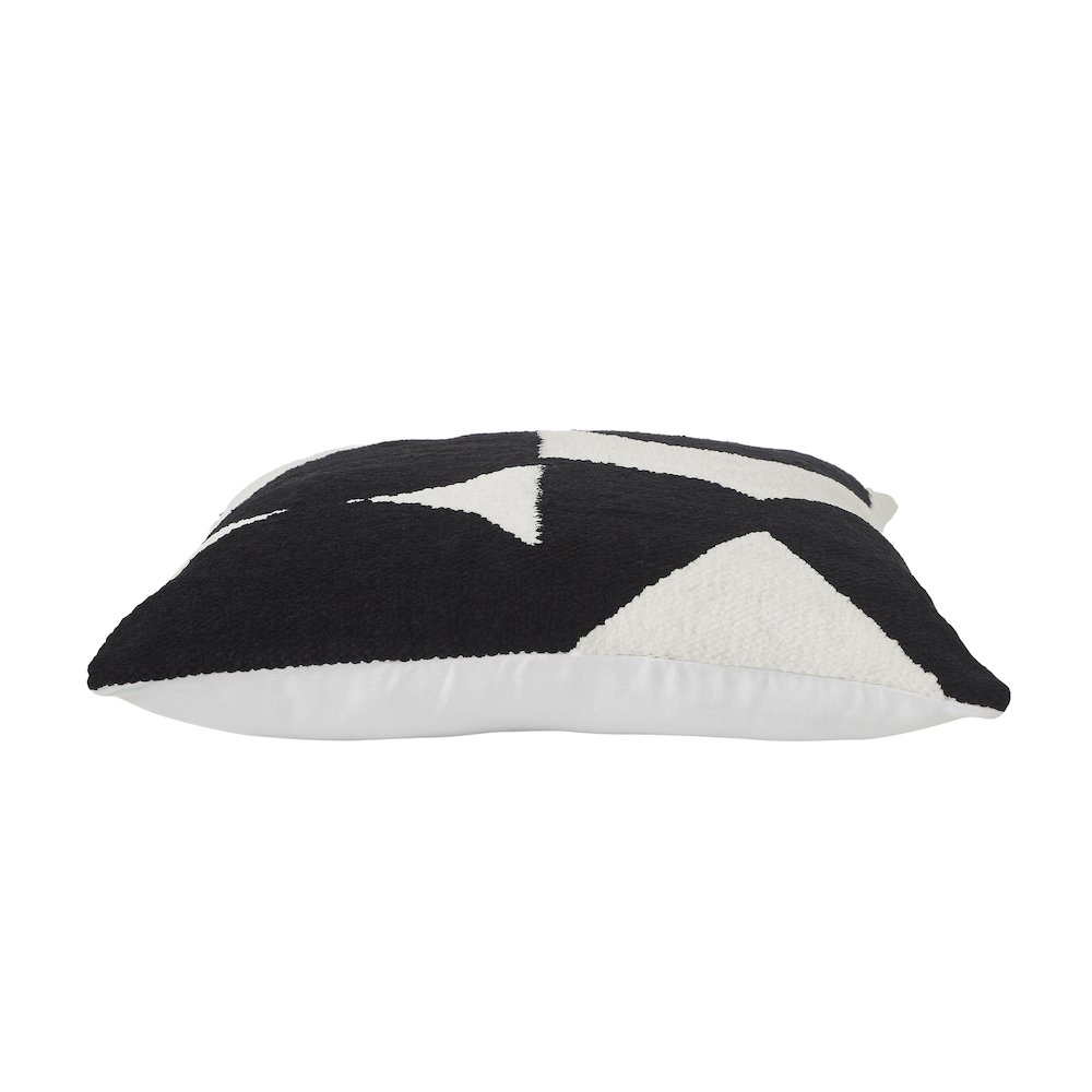 Mauro 20X20 Indoor Pillow, Black. Picture 3