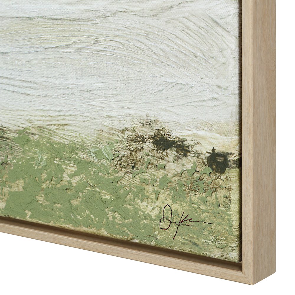 Valle 20" H x 70" W Canvas Art, Green. Picture 4