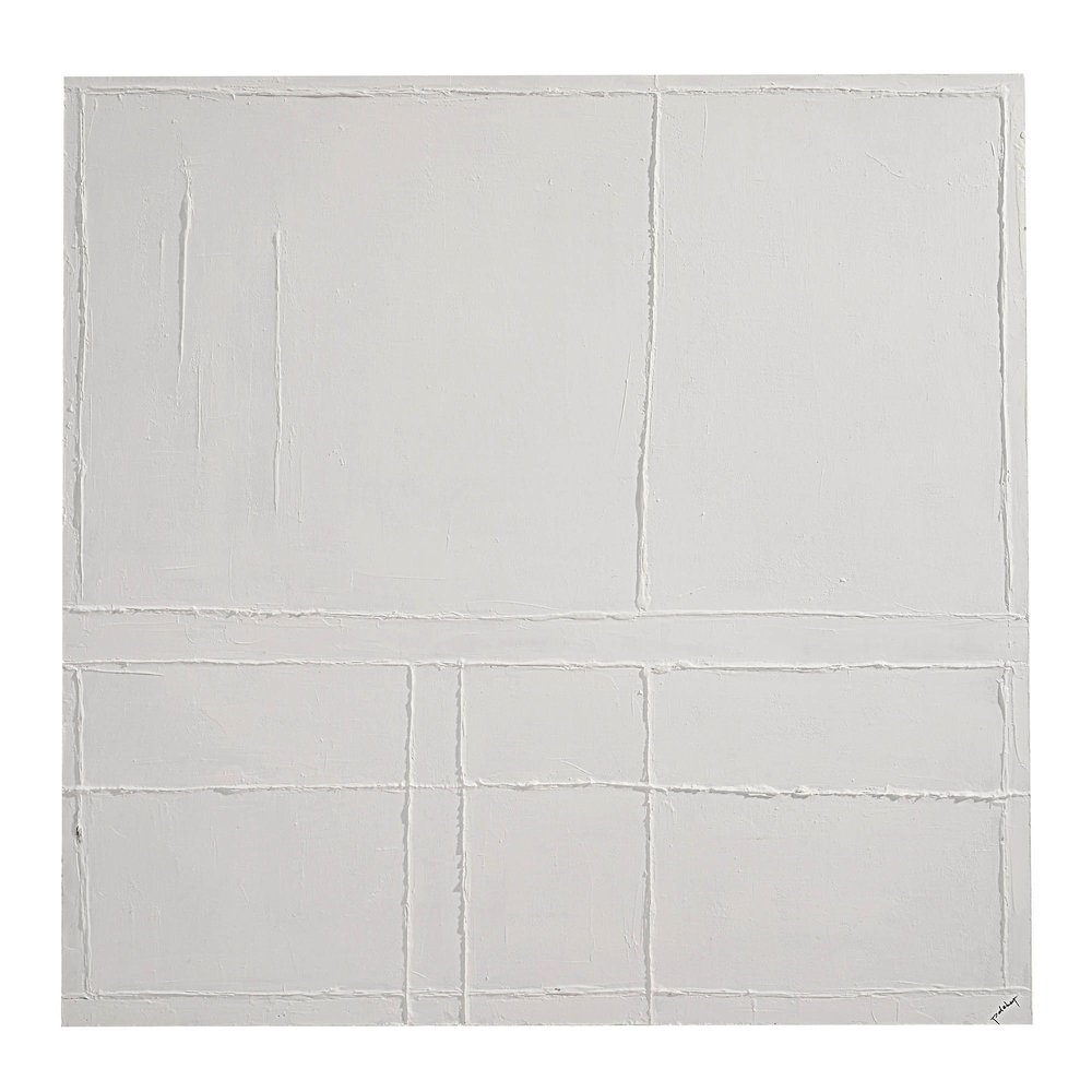 Medea 48" Wide Wall Art, Matte White. Picture 1