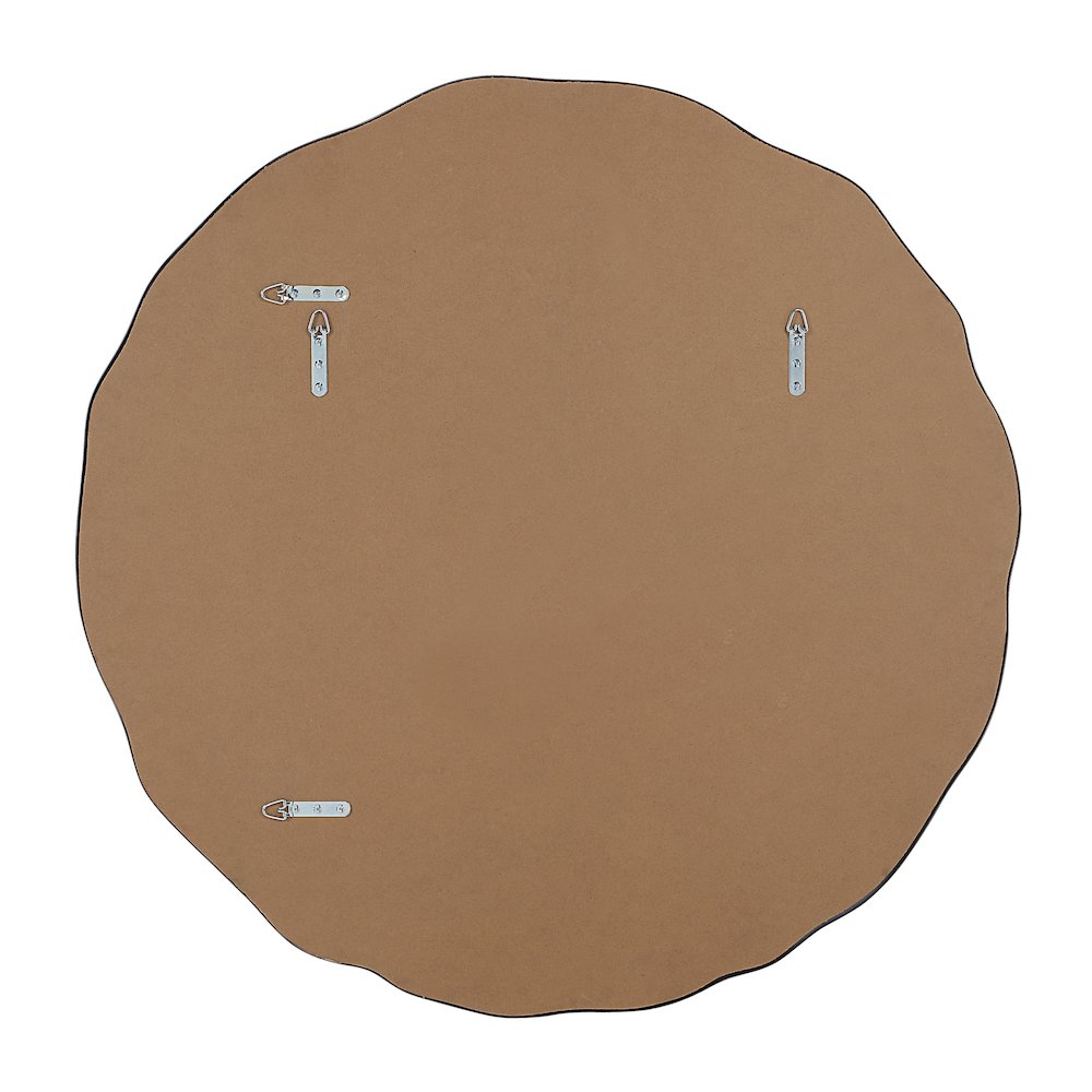 Knox 40" H x 40" W Wall Mirror, Silver. Picture 4