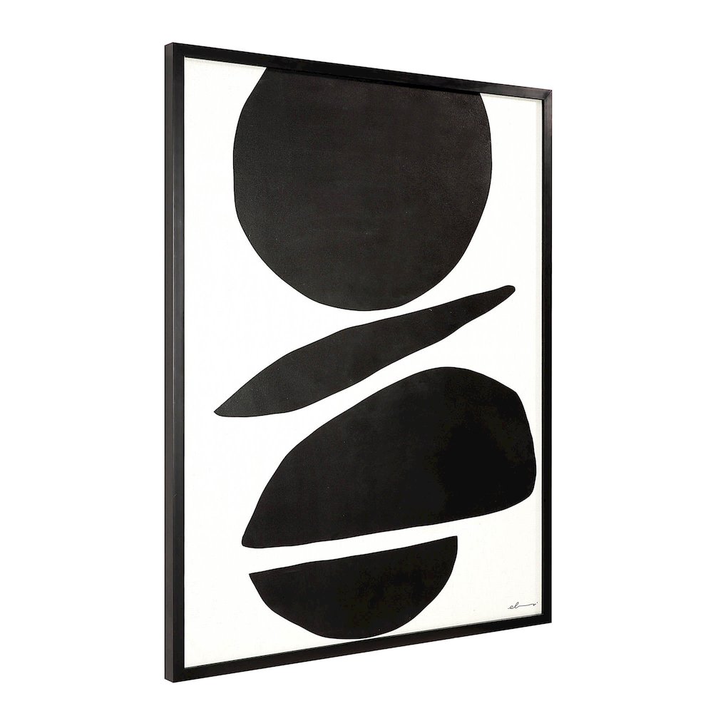 Cercola 45" Wide Wall Art, Black. Picture 3