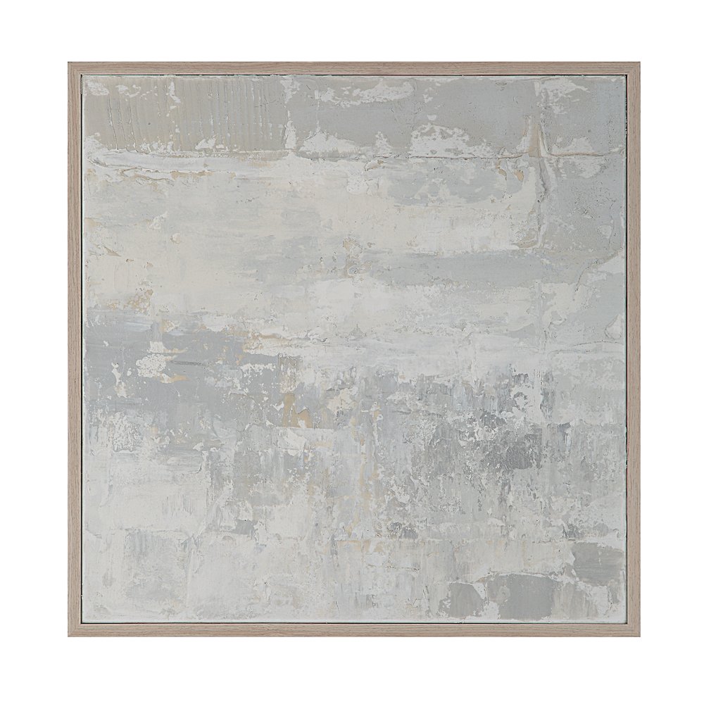 Heleni 30" Wide Canvas Art With Wood Frame, Cream. Picture 7