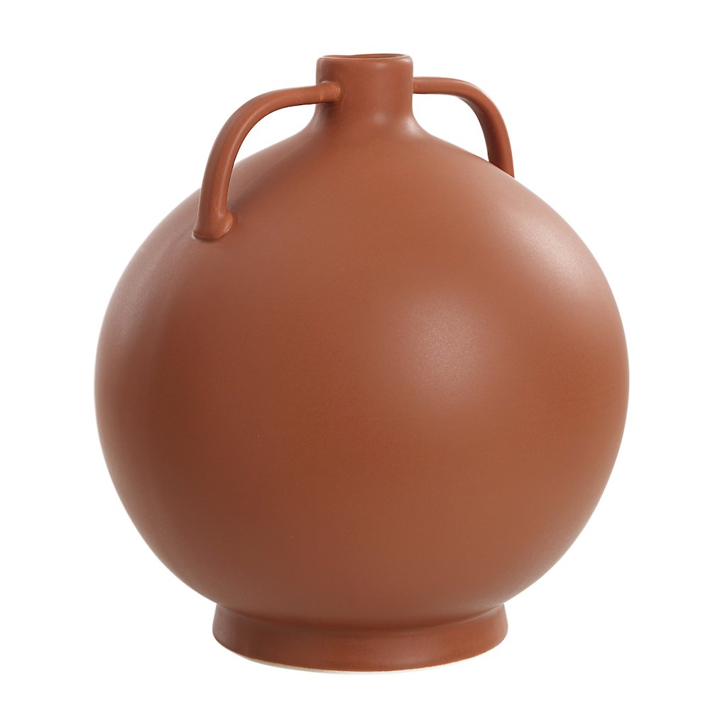Delphi Vase In Orange Color. Picture 2