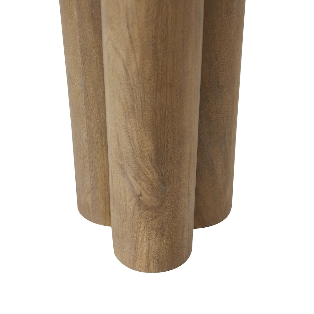Honey Side Table In Beige Color. Picture 5