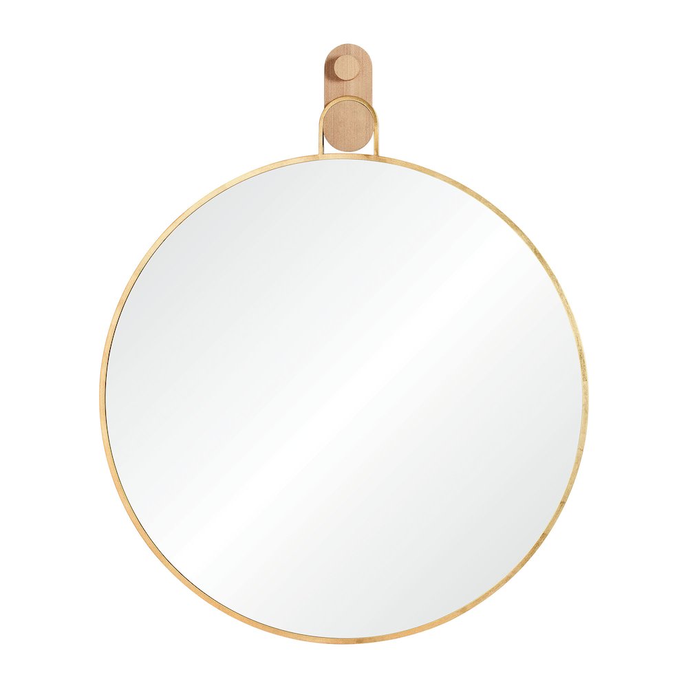 Kinsley 40 x 49 Round Framed Mirror. Picture 1