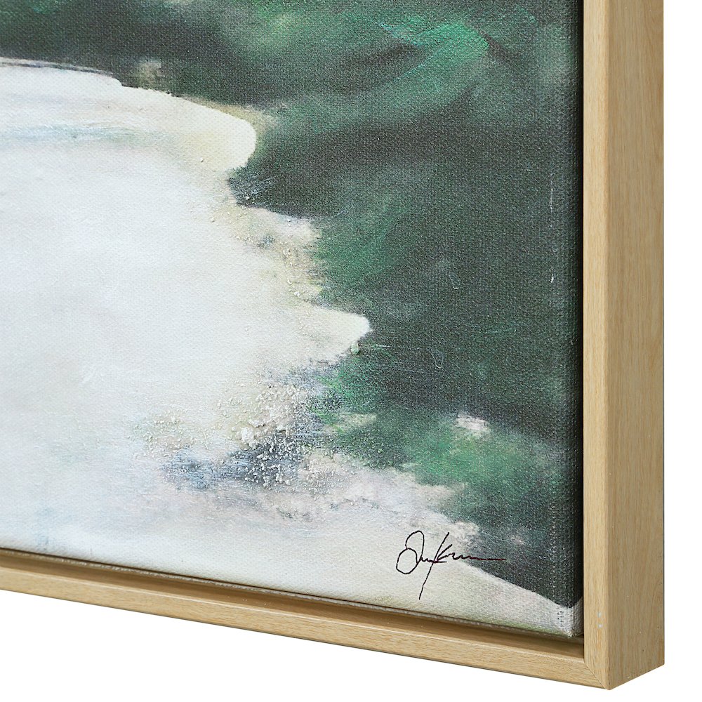 Molto 30" H x 40" W Canvas Art, Green. Picture 4