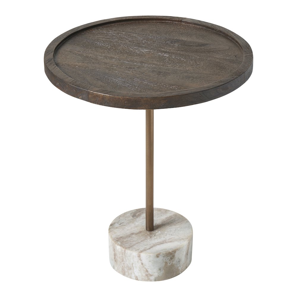 Braiden 21" Height Table, Brown. Picture 3