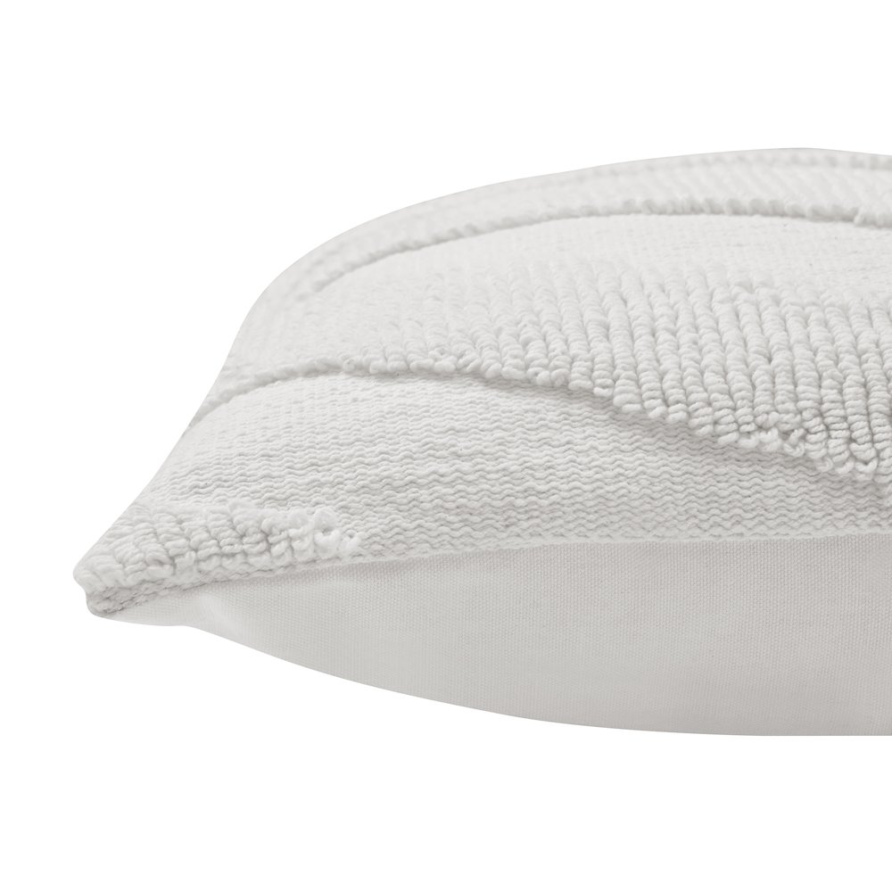 Chiara 20X20 Indoor Pillow, Ivory. Picture 5