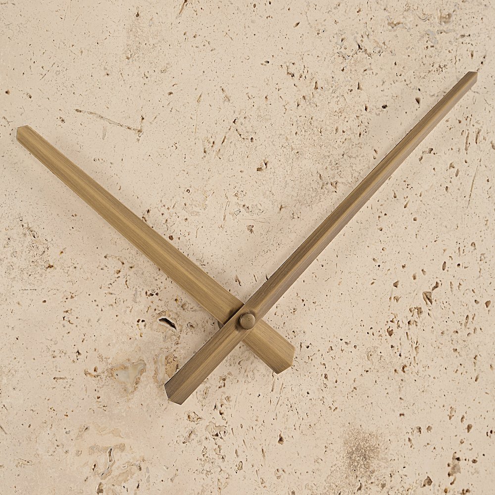 Fusion Wall Clock, Natural. Picture 6