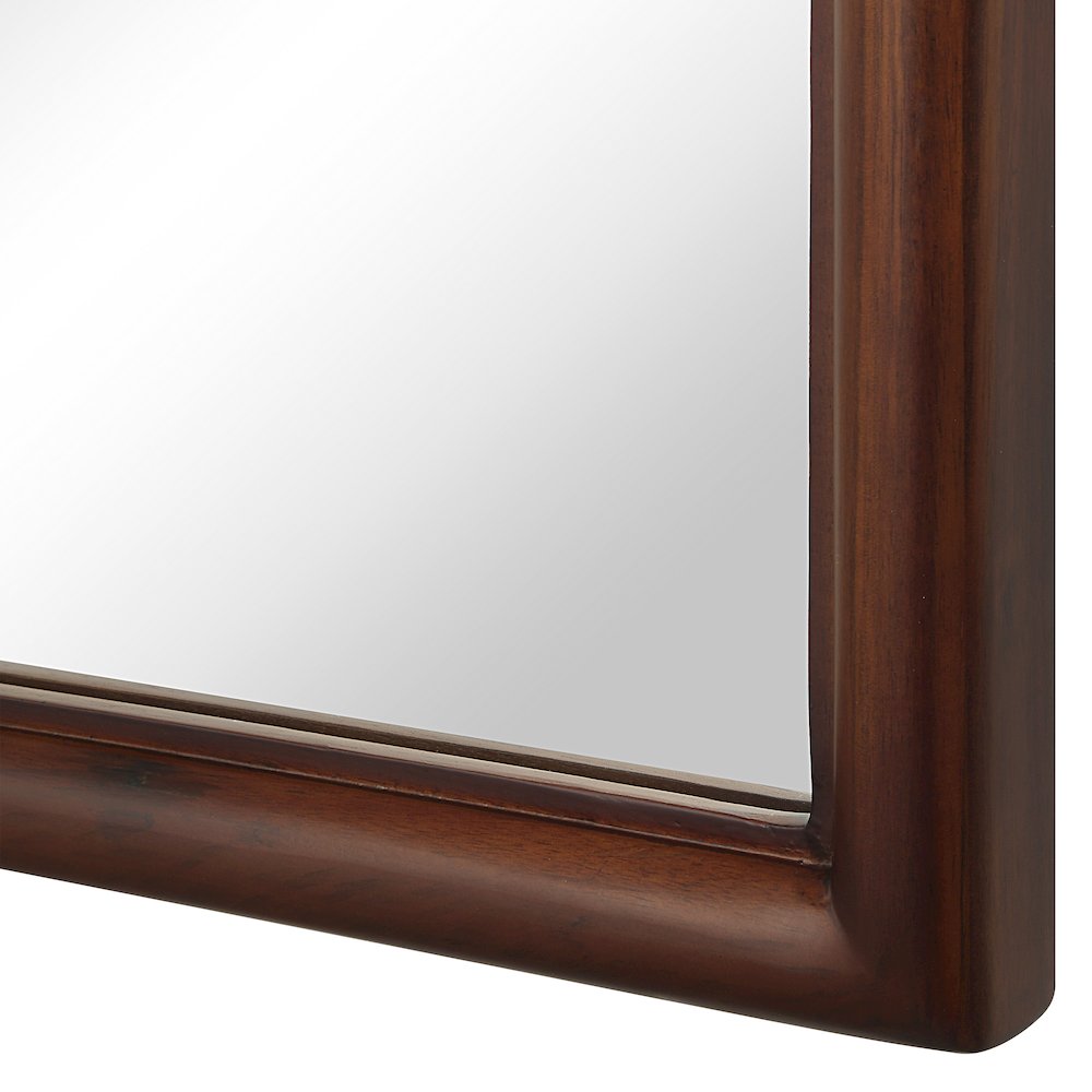 Otara 68" H x 30" W Wall Mirror, Brown. Picture 5