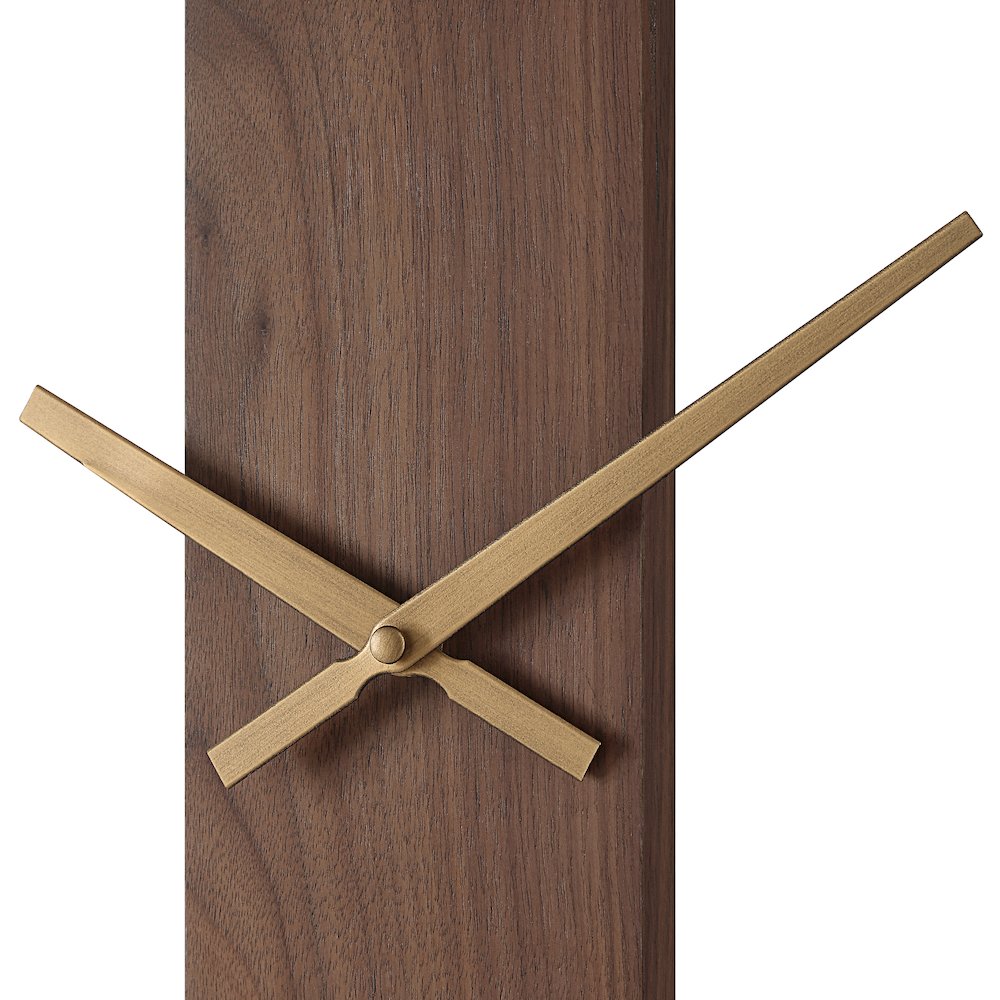 Avigail Wall Clock, Antique Brushed Brass. Picture 6