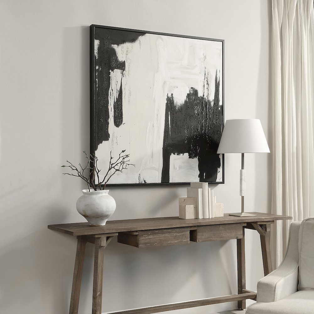 Nantes 45" H x 45" W Canvas Art, Beige. Picture 2