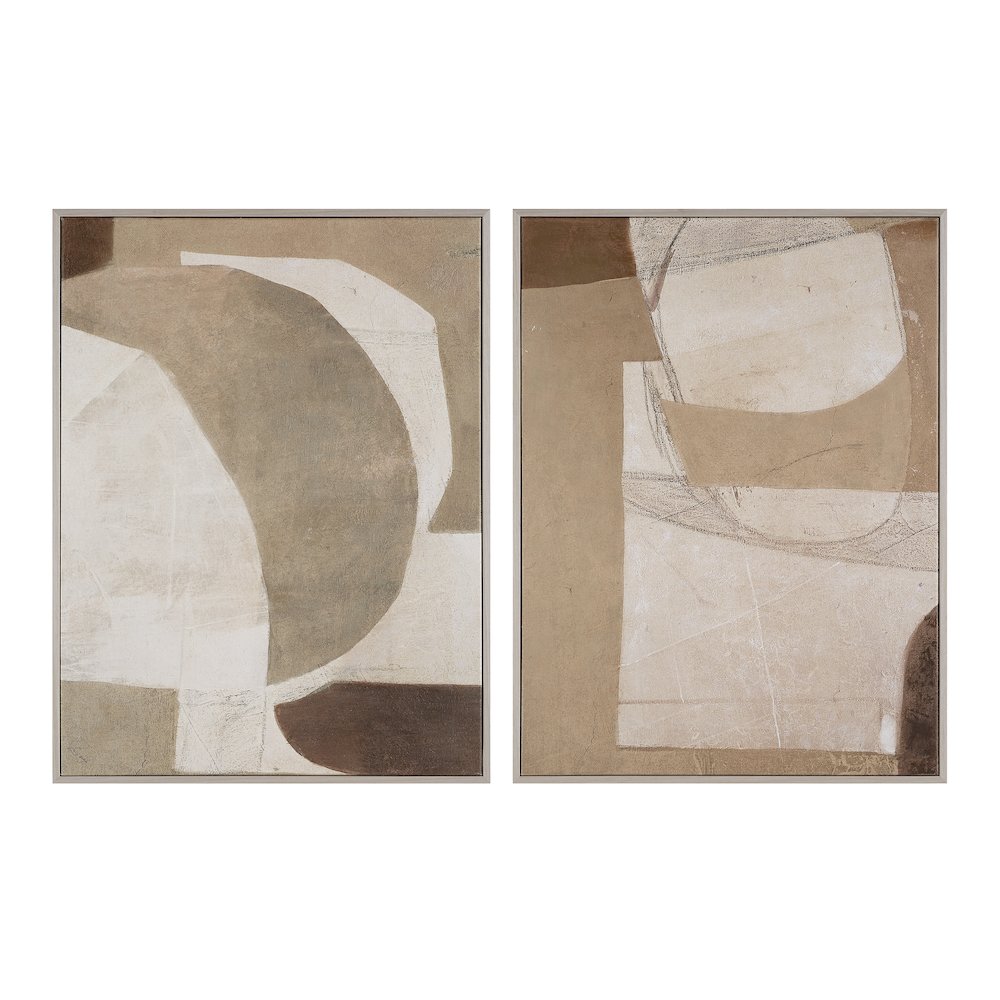 Alcea 40" H x 30" W Canvas Art, (2 Piece Set). Picture 1