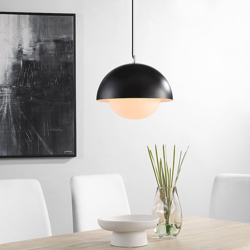 Antonio Ceiling Fixture In Black Color. Picture 2