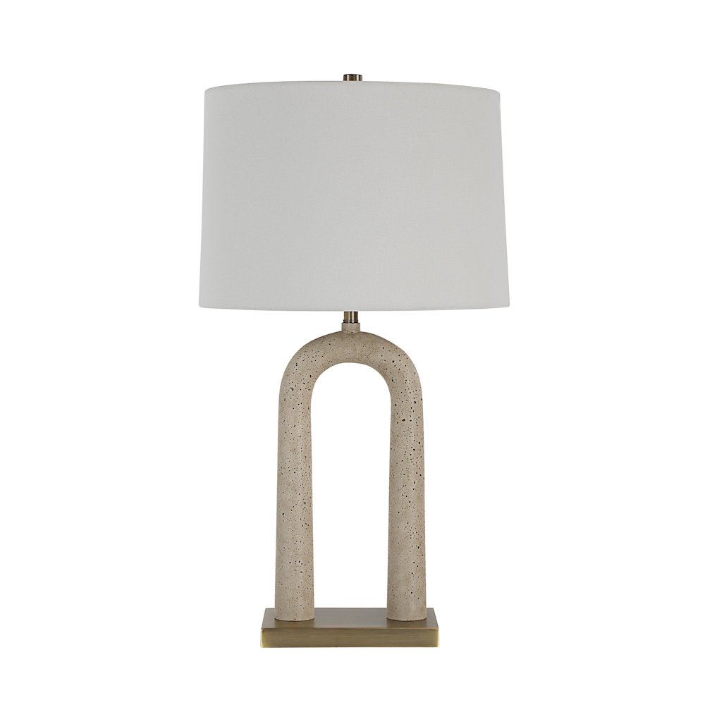 Primula 28.5" Height Table Lamp, Cream. Picture 3