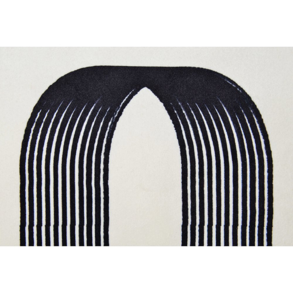 Yeva 20X20 Indoor Pillow, Black. Picture 4