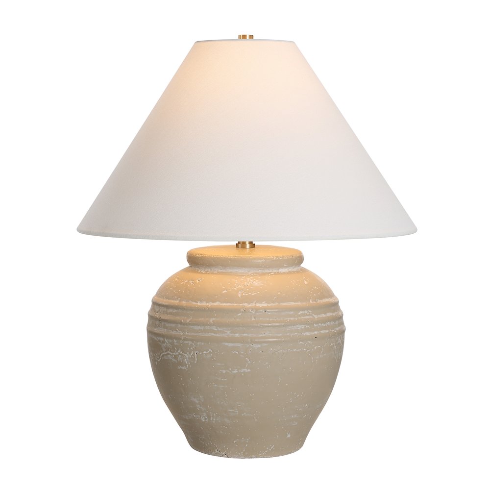 Fela 21" Length Table Lamp, BEIGE. Picture 4