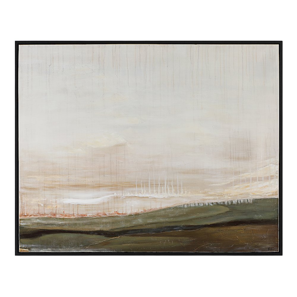 Mackay 40" H x 50" W Canvas Art, White. Picture 1