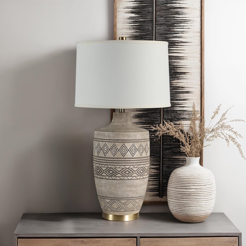 Charlize 30.5" Height Table Lamp, Cream. Picture 2