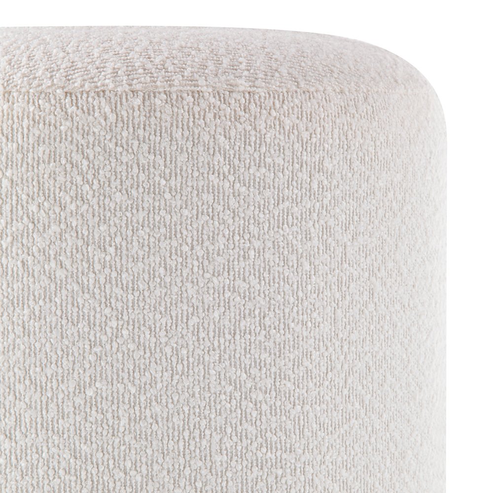 Corbin Ottoman In Cream Color. Picture 4