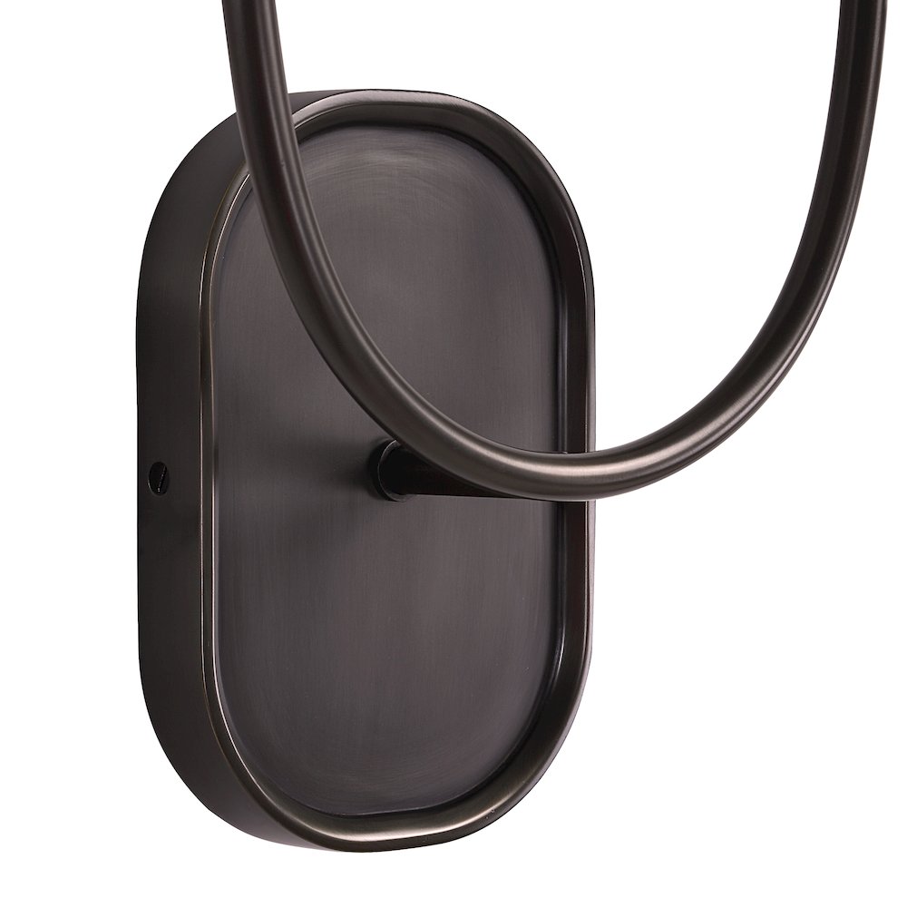 Megara 15.5" Height Wall Sconce, Brown. Picture 4