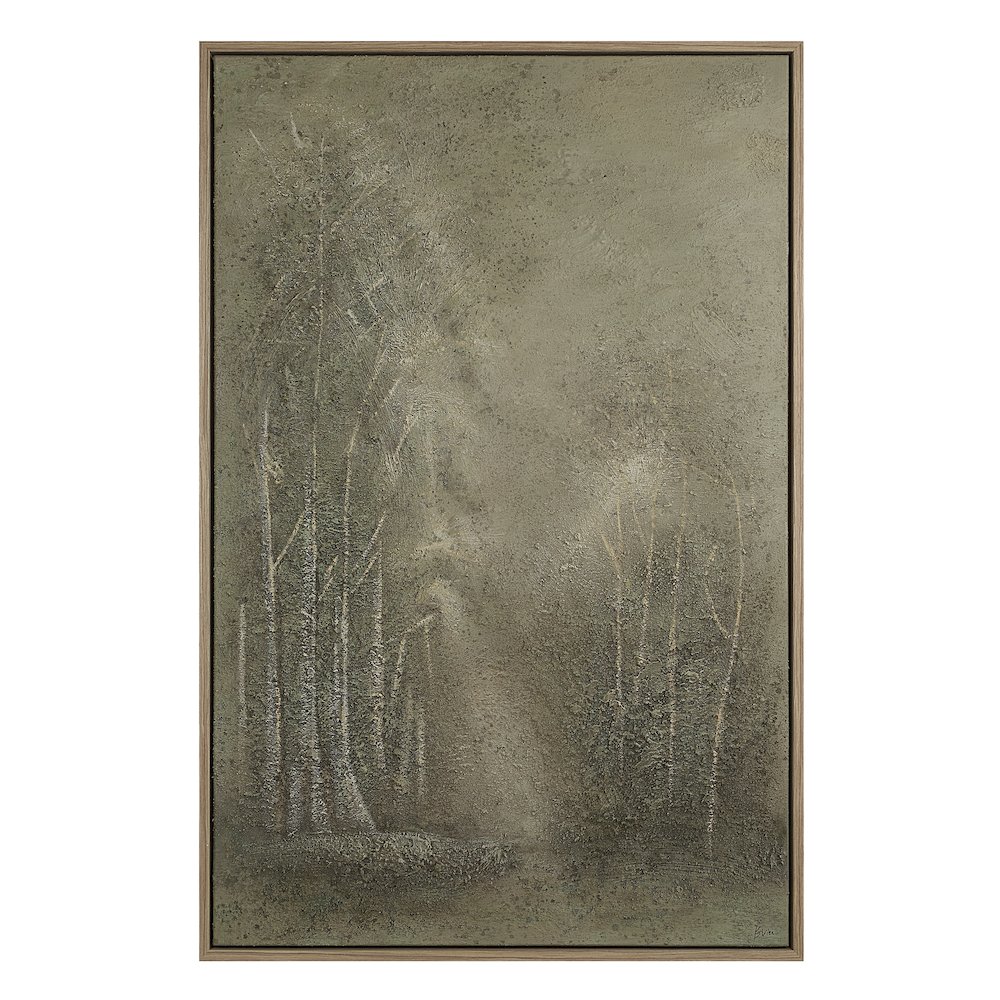 Lipton 60" H x 40" W Canvas Art, Green. Picture 1