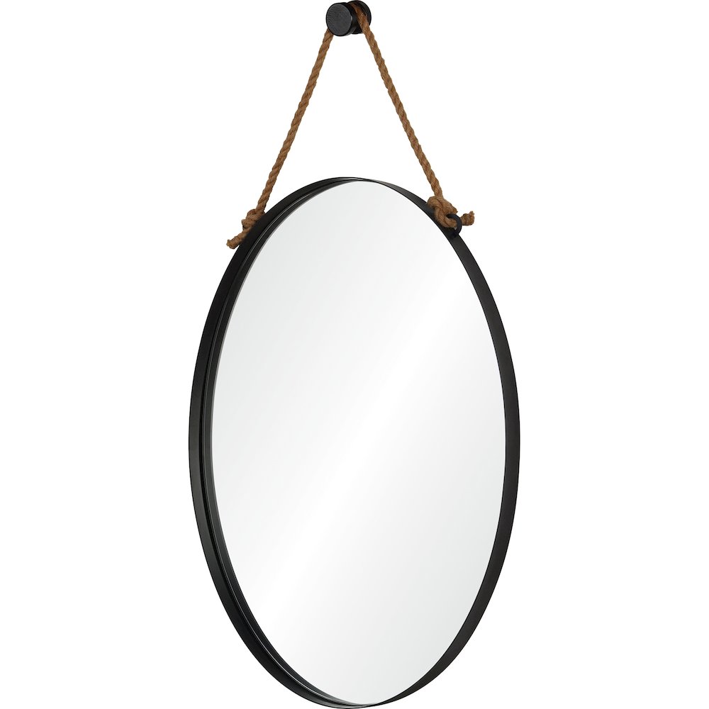 Parbuckle 22 in. x 42 in. Oval Mirror. Picture 3