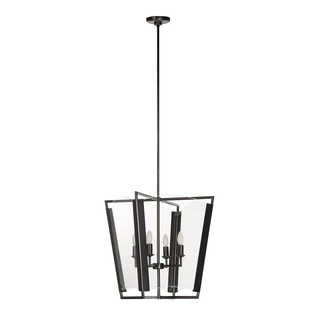 Toussaint 82.25" Height Ceiling Fixture, Clear. Picture 6