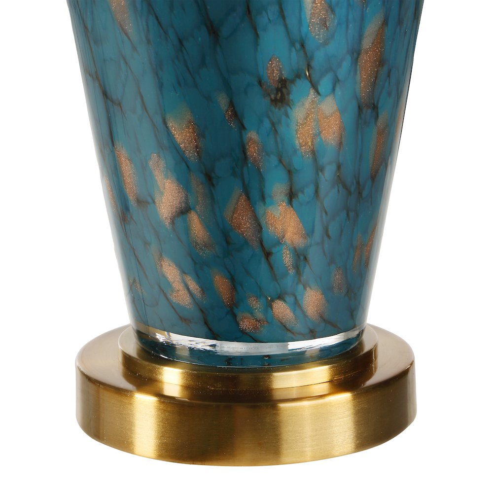 Milo 29.5" Height Table Lamps, Blue. Picture 3